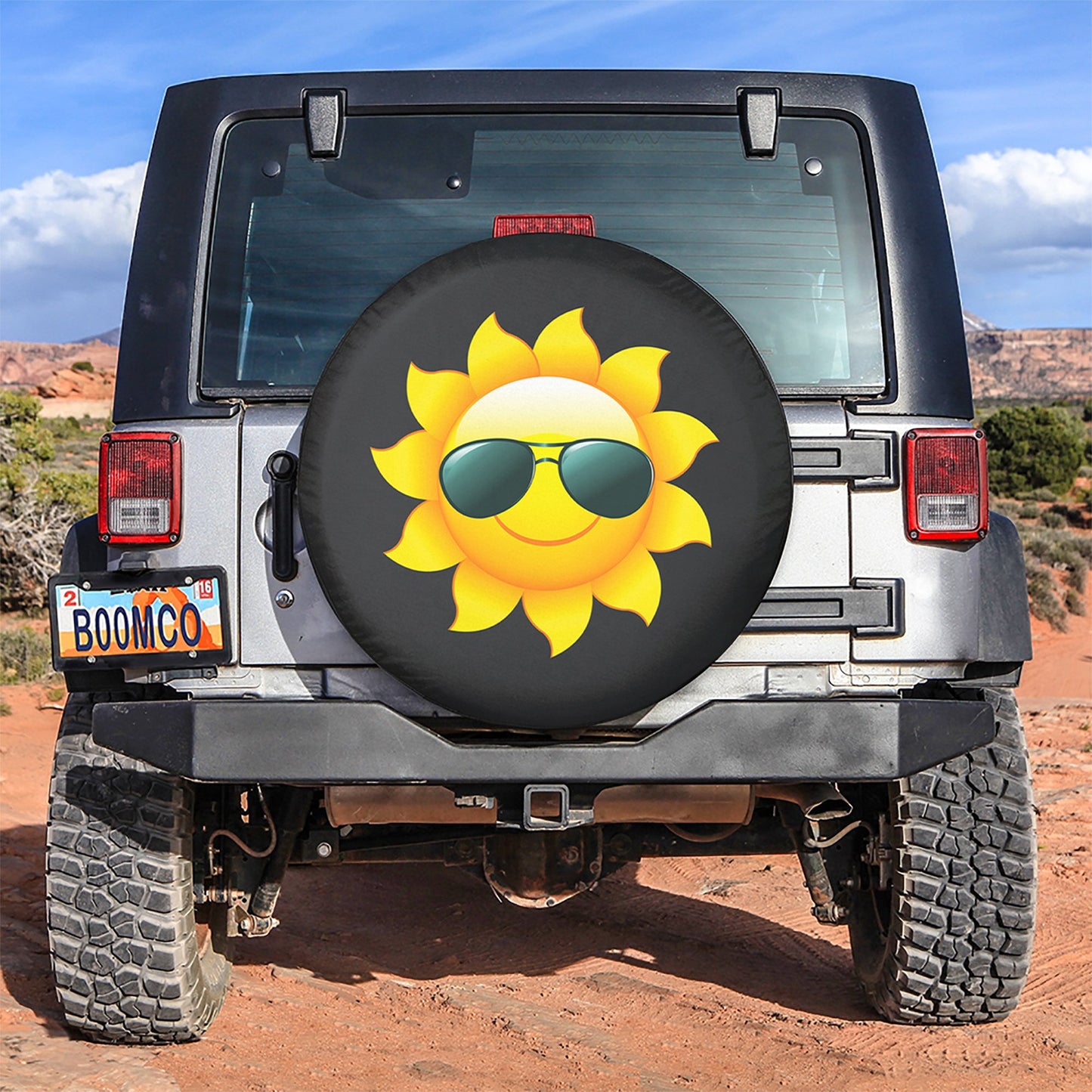 Funny Sun Spare Tire Cover