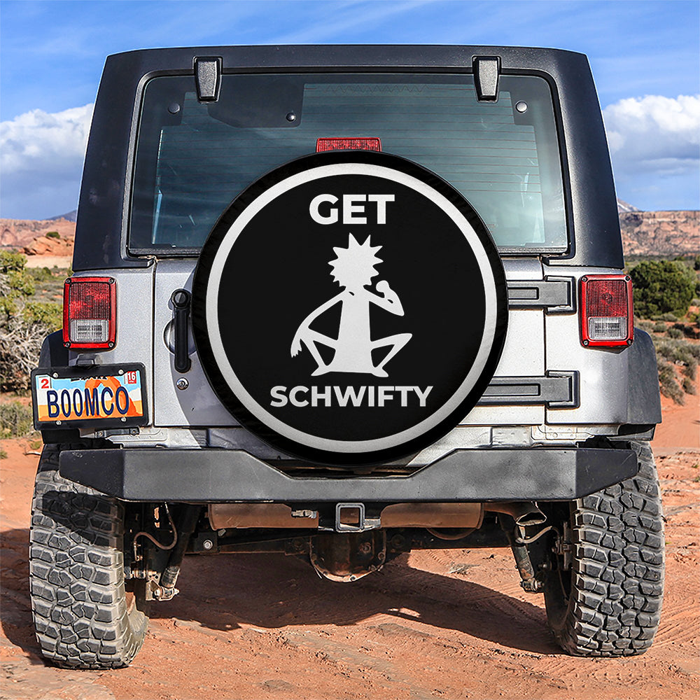 Get Schwifty Car Spare Tire Cover