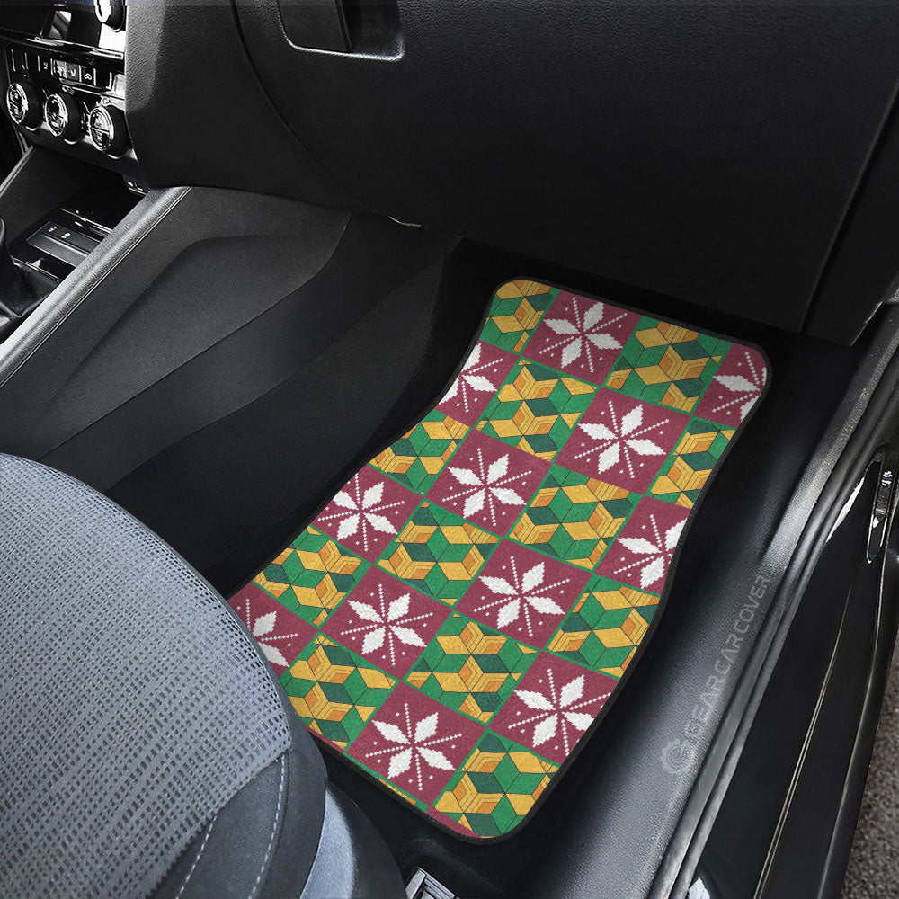 Giyu Tomioka Car Floor Mats Custom Anime Car Accessories