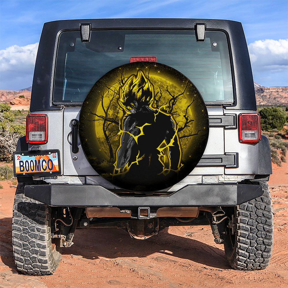 Goku Super Saiyan Moonlight Jeep Car Spare Tire Cover