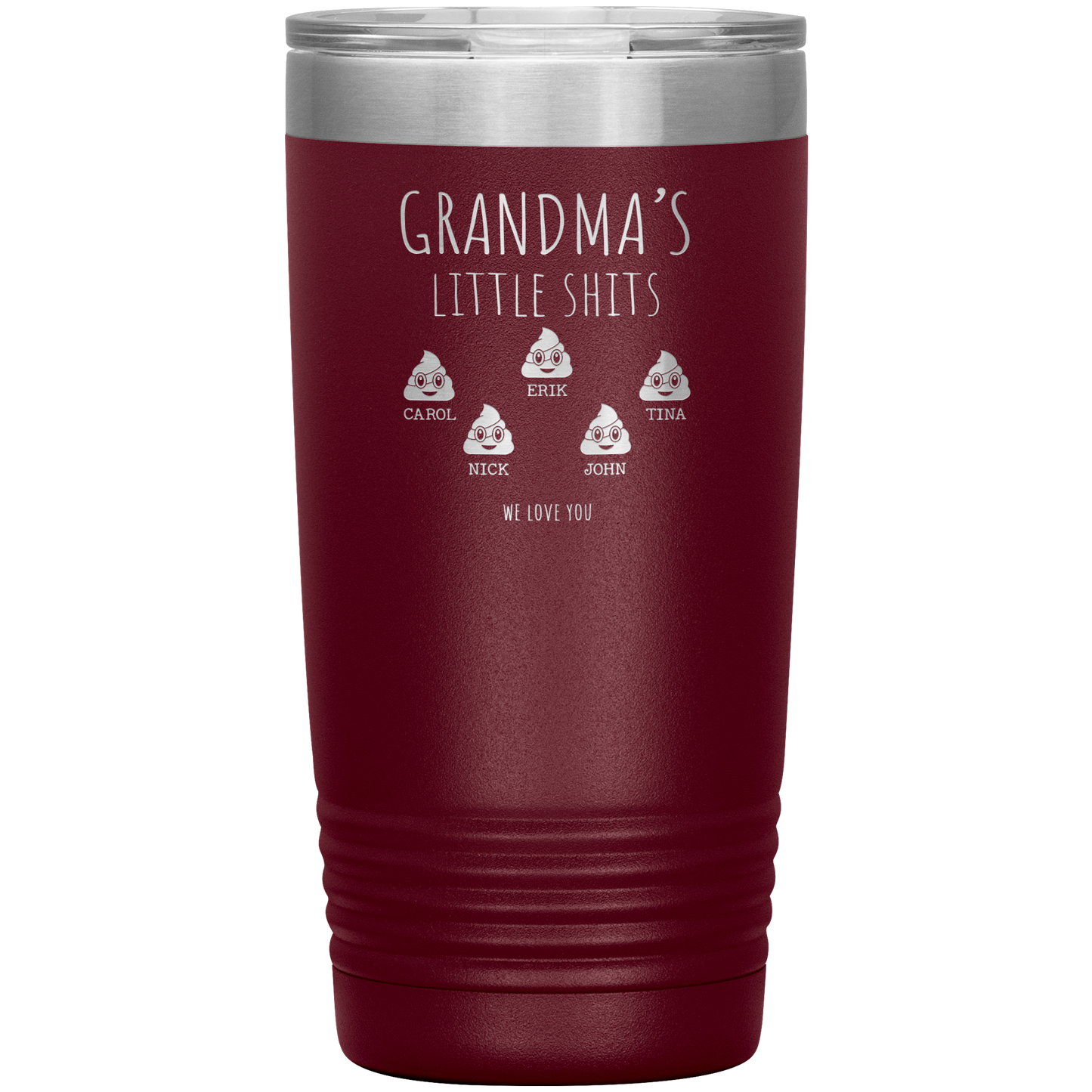 Grandma_Gift_20oz_Tumbler_Maroon_Mockup.png