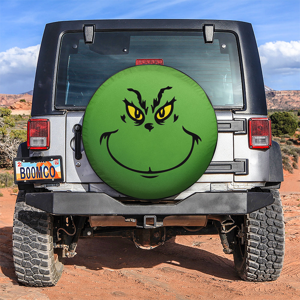 Grinch Car Spare Tire Cover