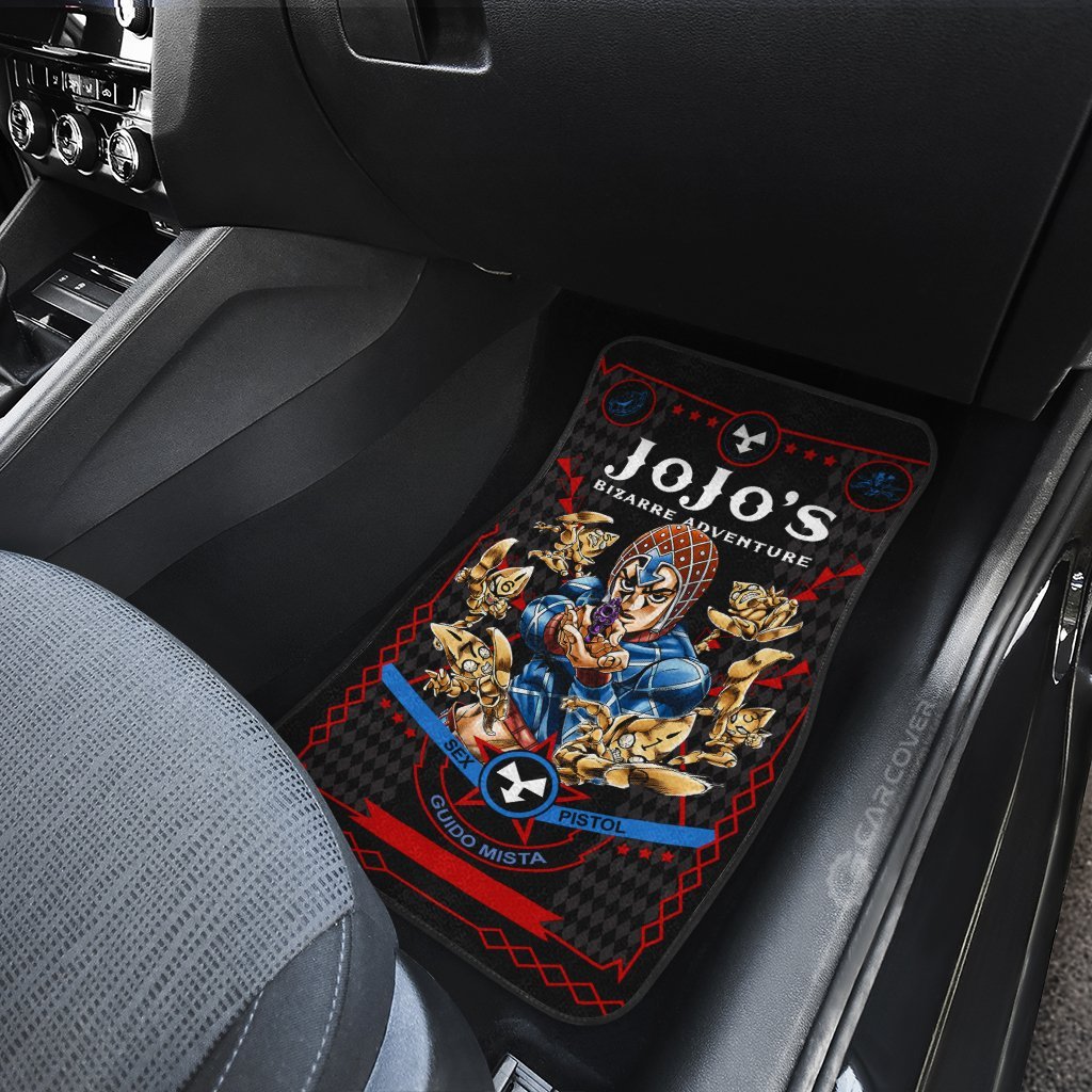 Guido Mista Car Floor Mats Custom Anime JoJo's Bizarre Adventure Car Accessories