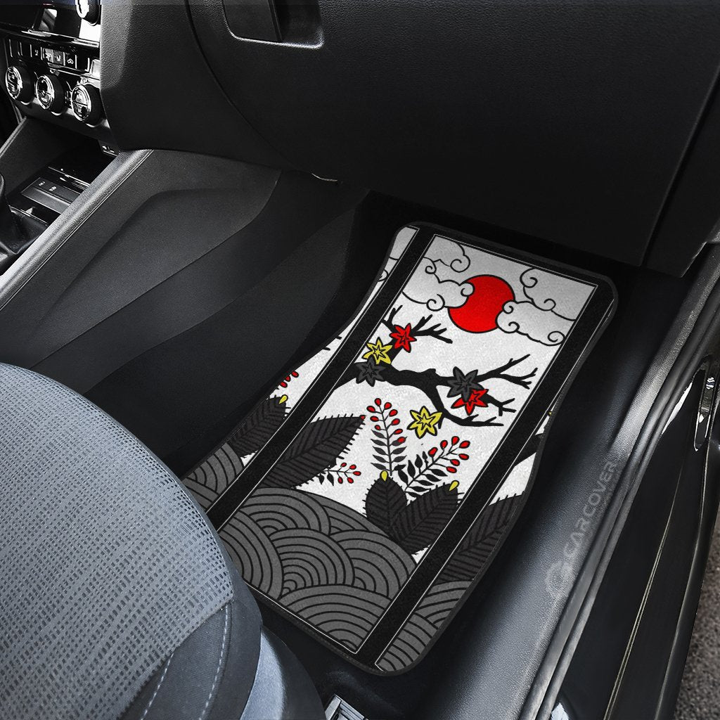 Hanafuda Car Floor Mats Custom Car Interior Accessories