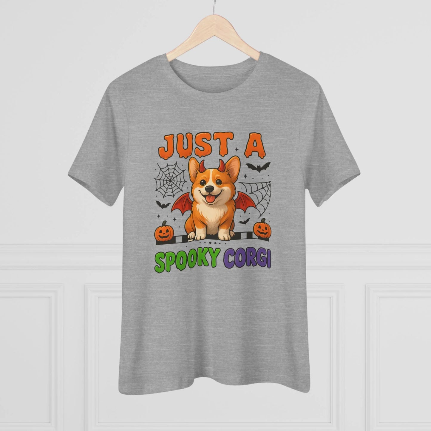 Funny Halloween Corgi T-Shirt – Just a Spooky Corgi Graphic Tee