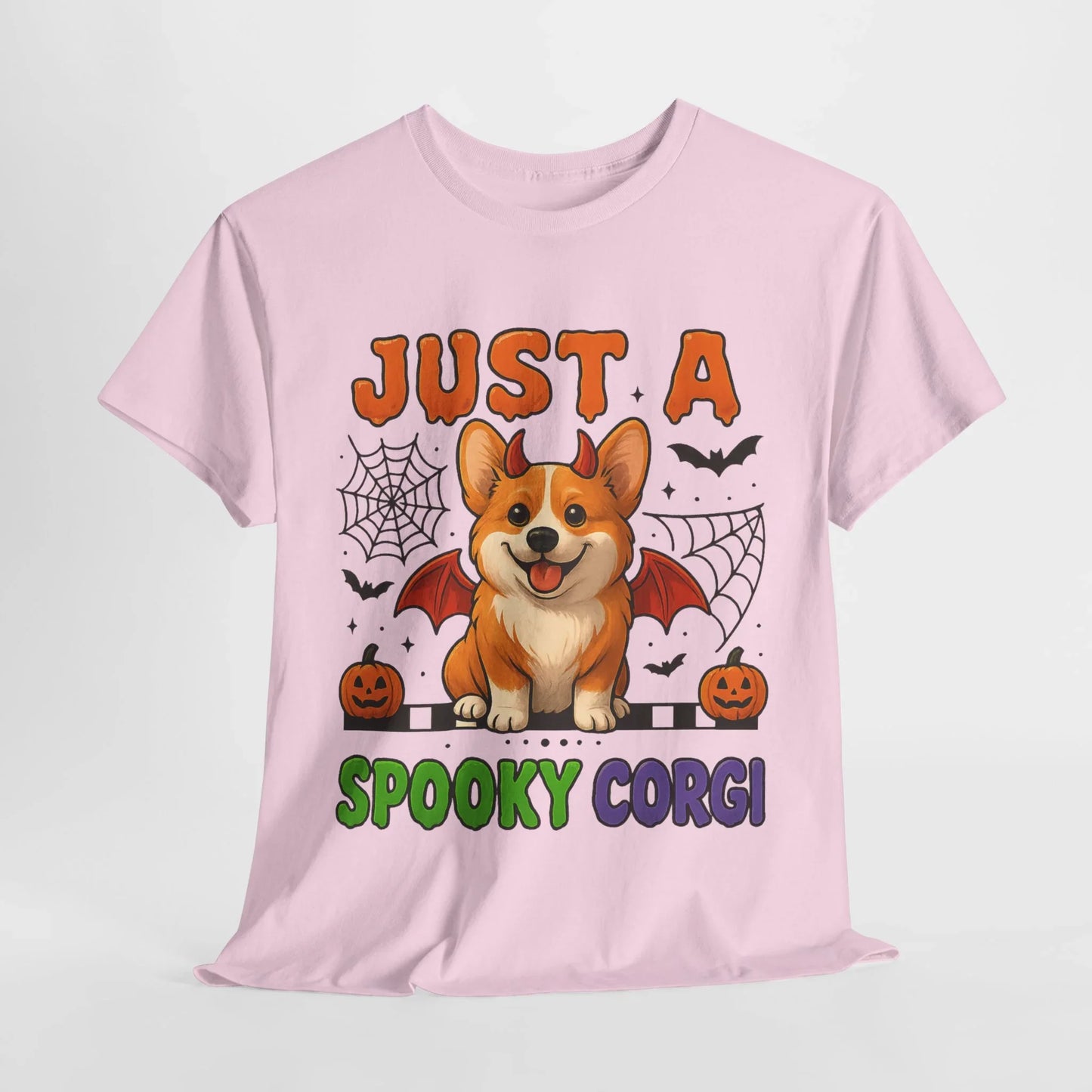 Funny Halloween Corgi T-Shirt – Just a Spooky Corgi Graphic Tee