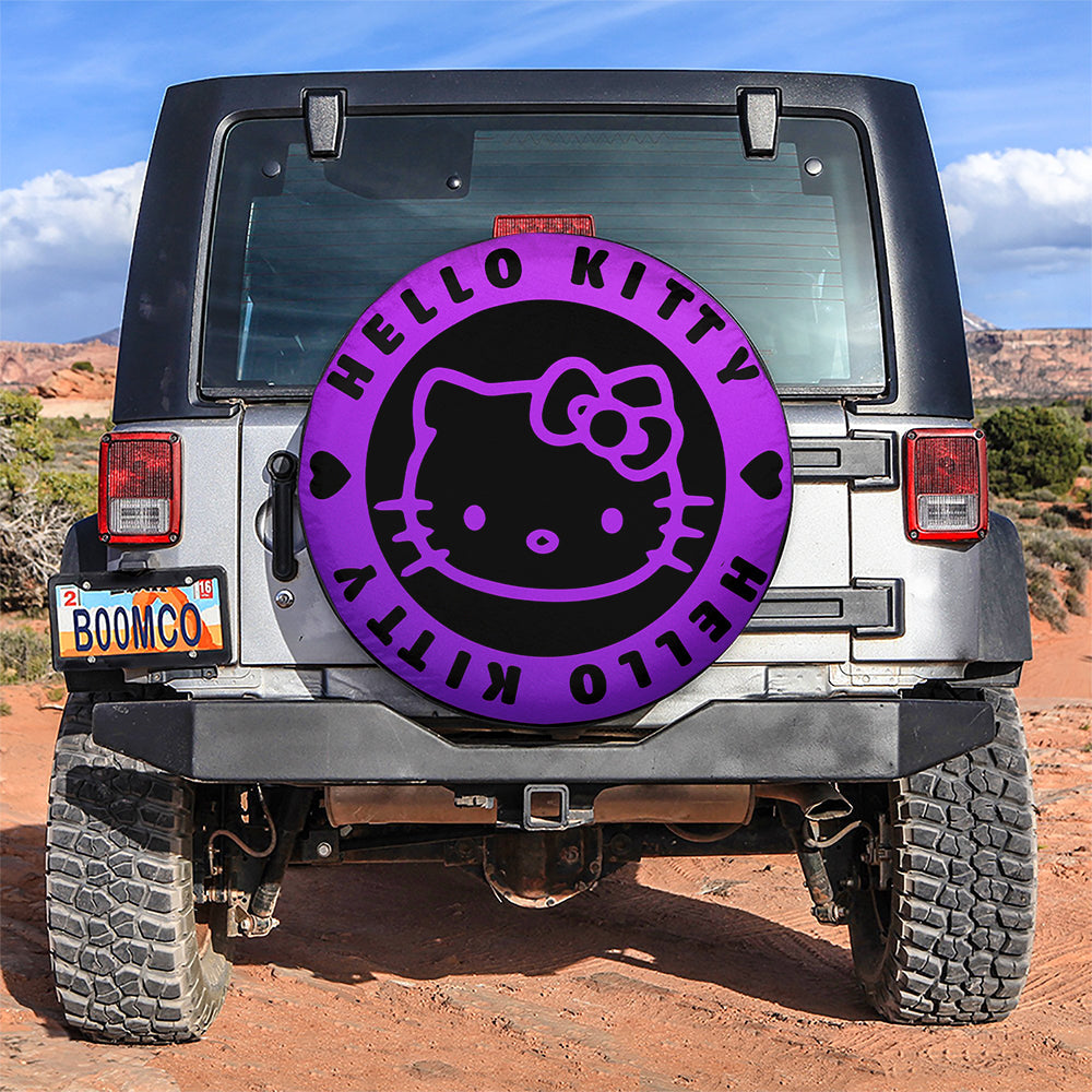 Hello Kitty Purple Jeep Car Spare Tire Cover