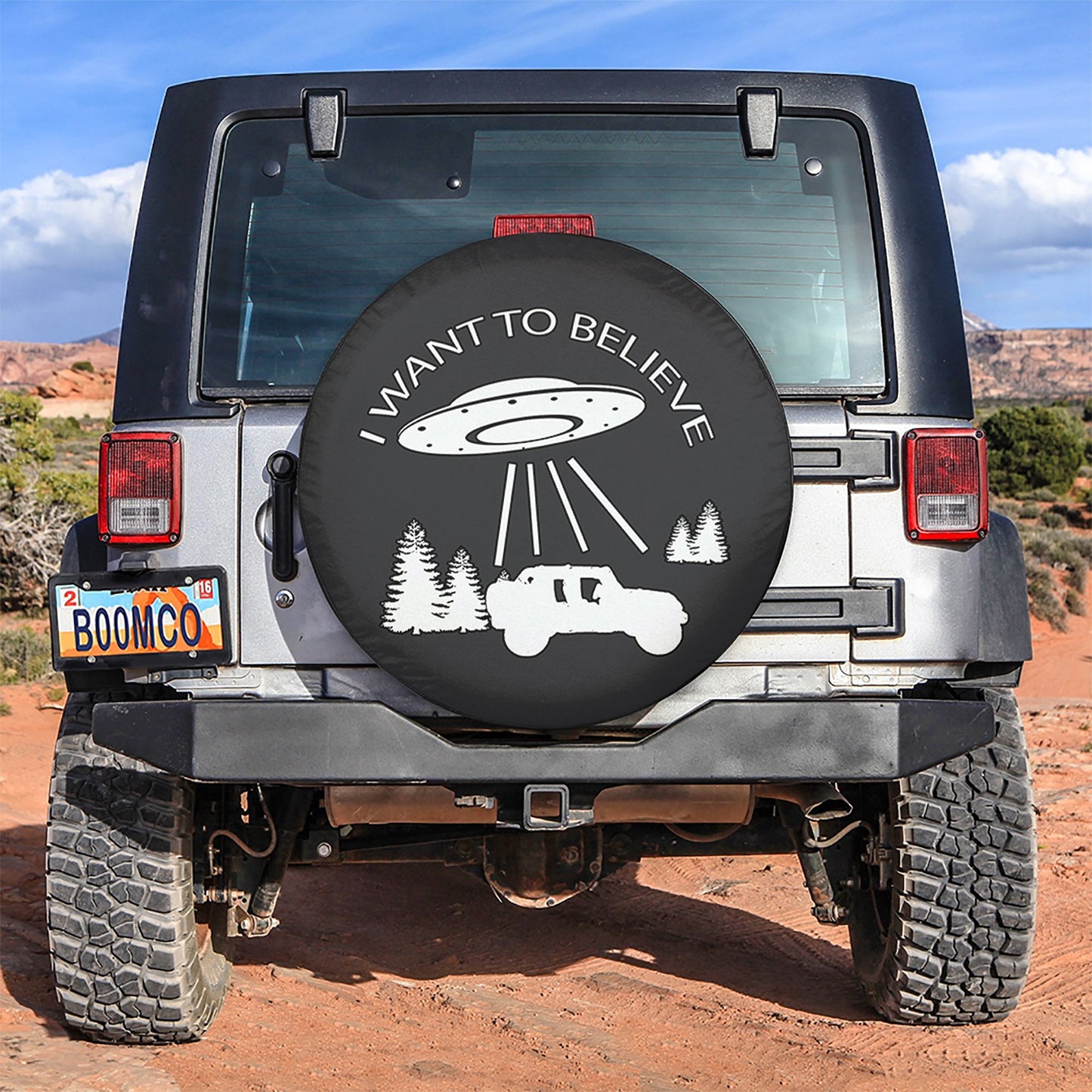 I Want to Believe Alien Car Spare Tire