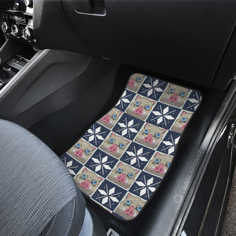 Inosuke Hashibira Car Floor Mats Custom Anime Car Accessories