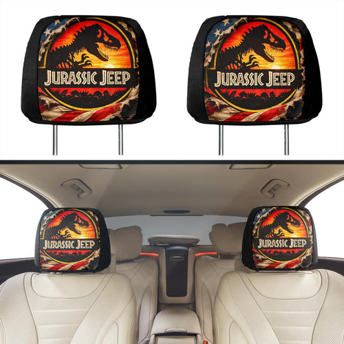 Jurassic Park Car Headrest Covers