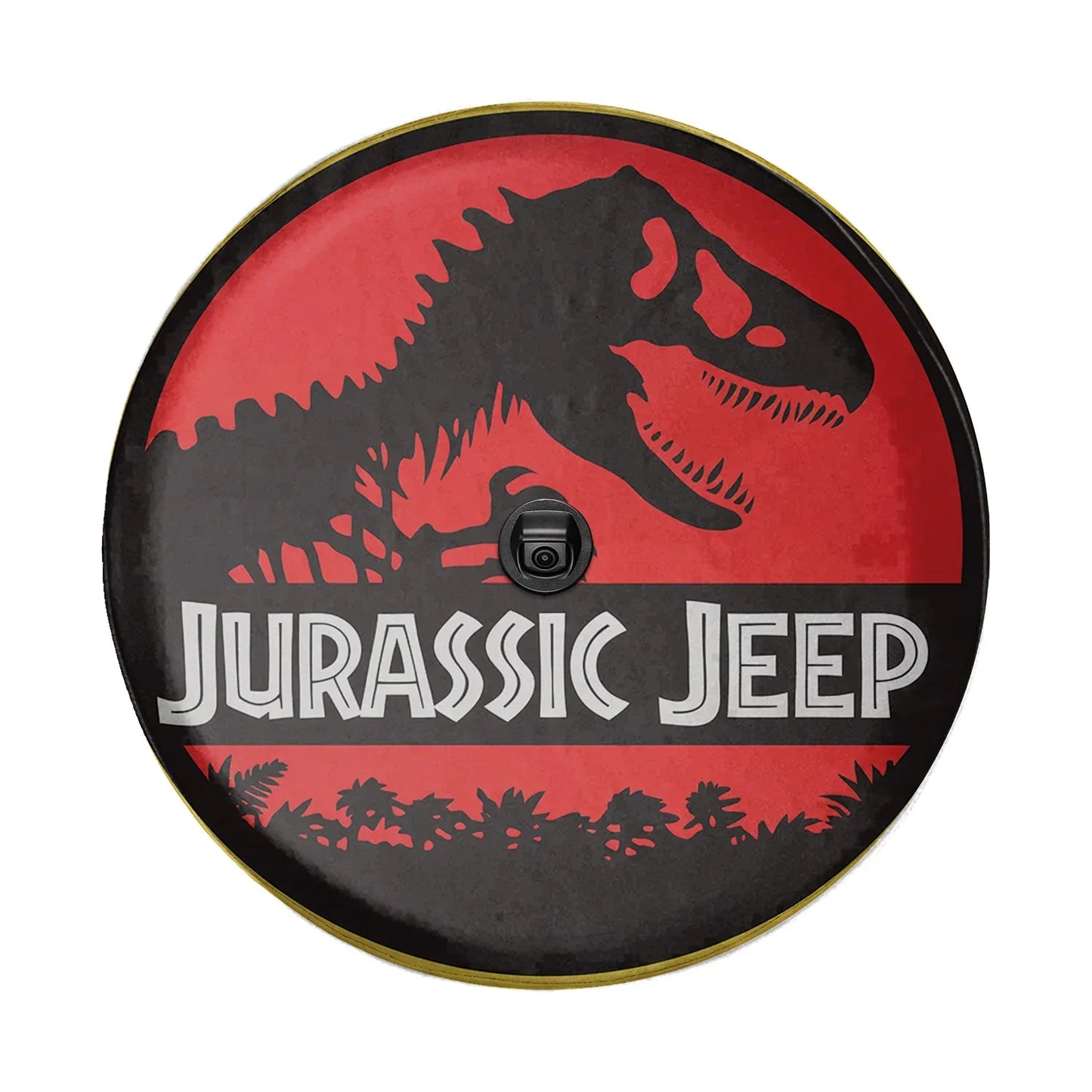Jurassic Park Jeep Spare Tire Wheel Cover – Leather Car Accessories - PersonalizedFury