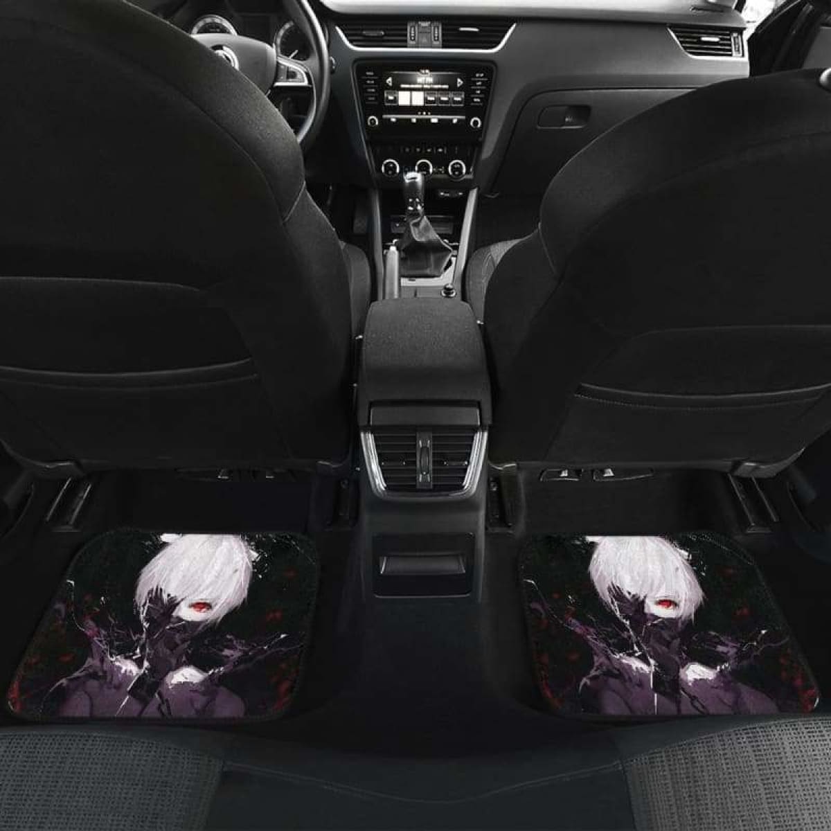 Kaneki Tokyo Ghoul Car Floor Mats Universal Fit 051912
