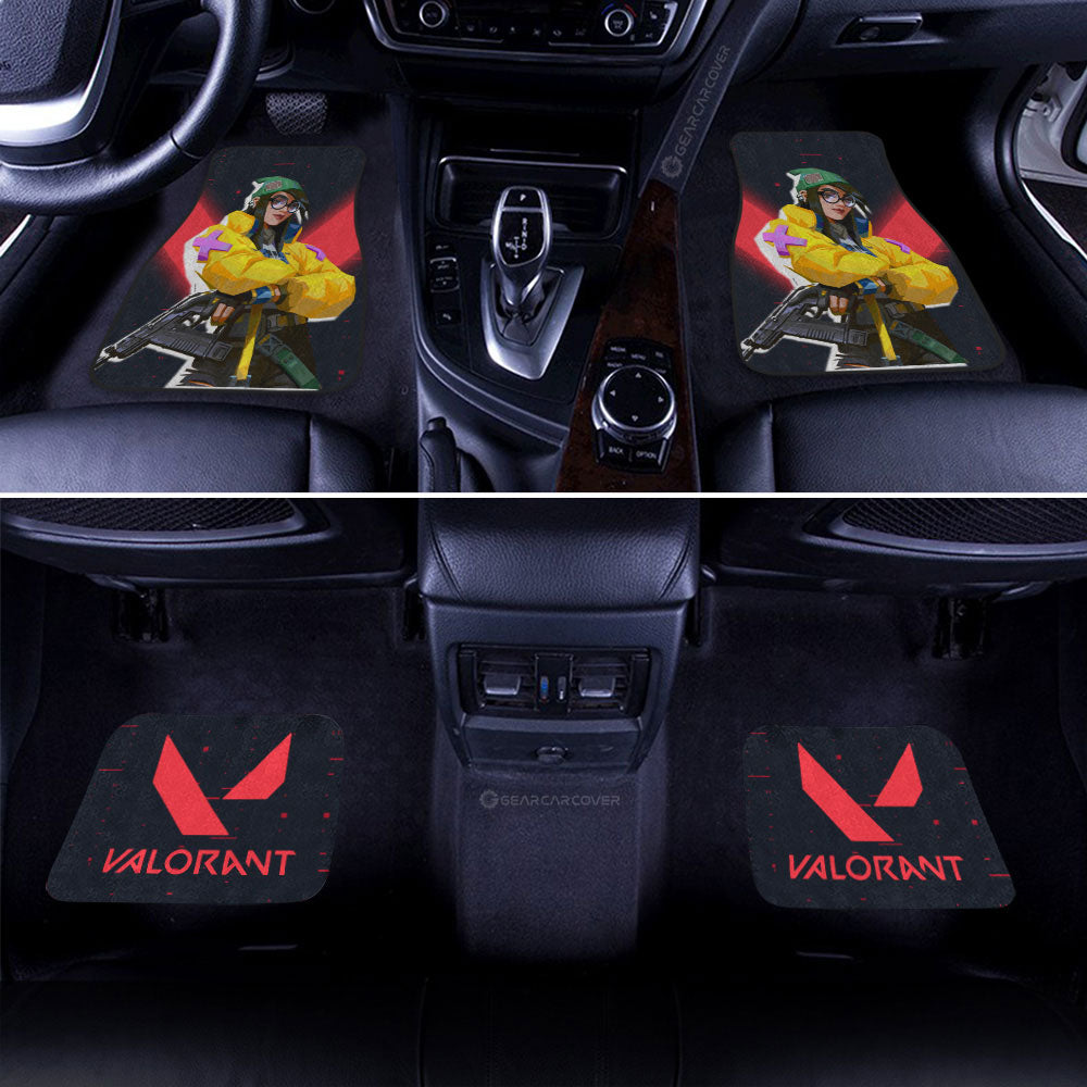 Killjoy Car Floor Mats Custom Valorant Agent