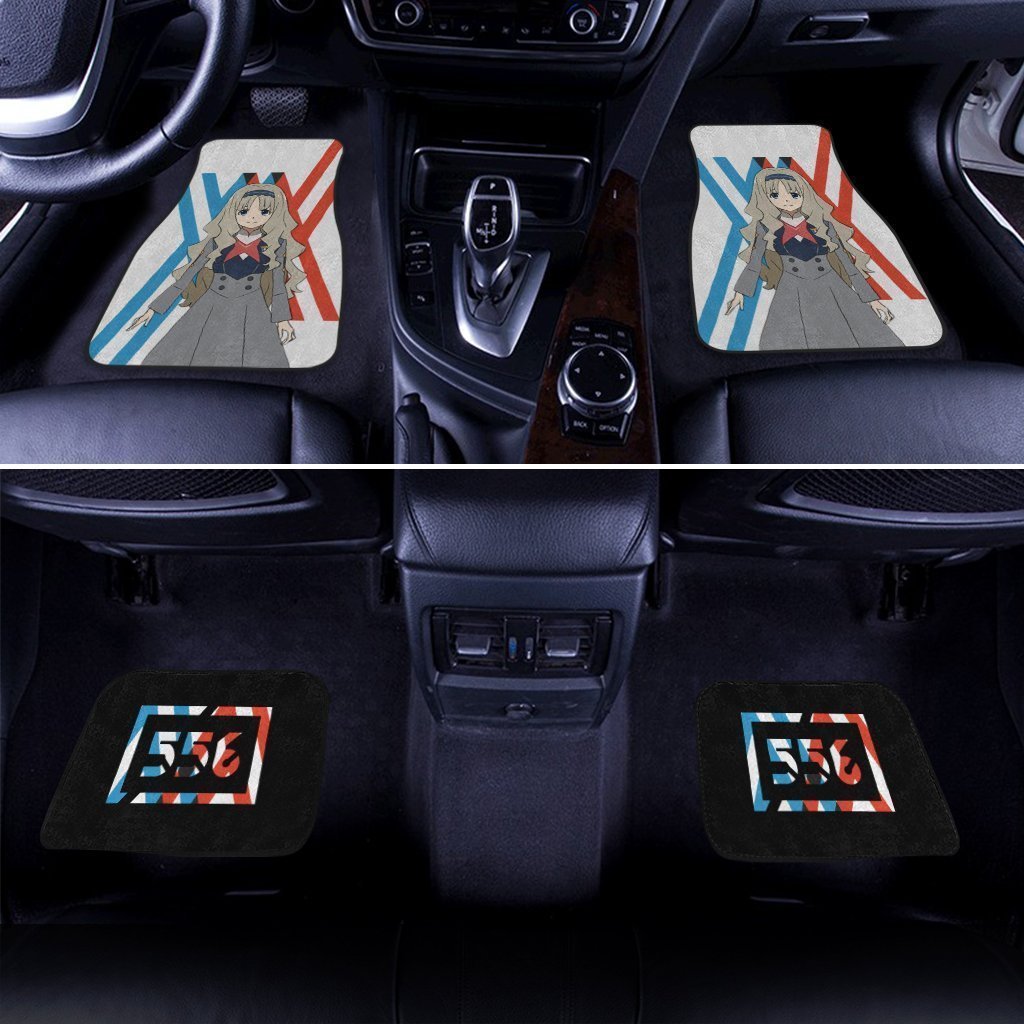 Kokoro Code 556 Car Floor Mats Custom Darling In The Franxx Anime Car Accessories