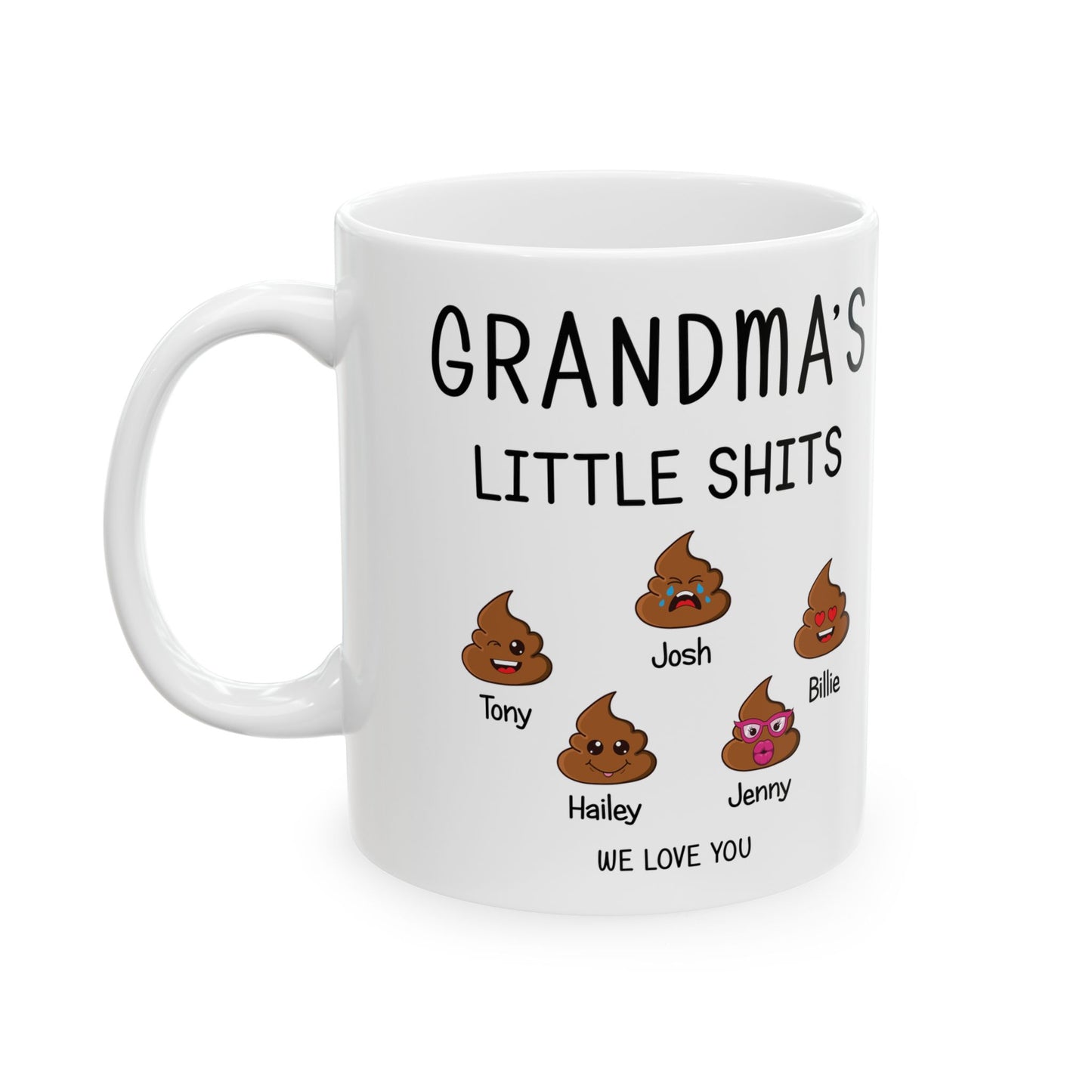 Custom Grandma Mug – Funny Gift with Kids’ Names - PersonalizedFury