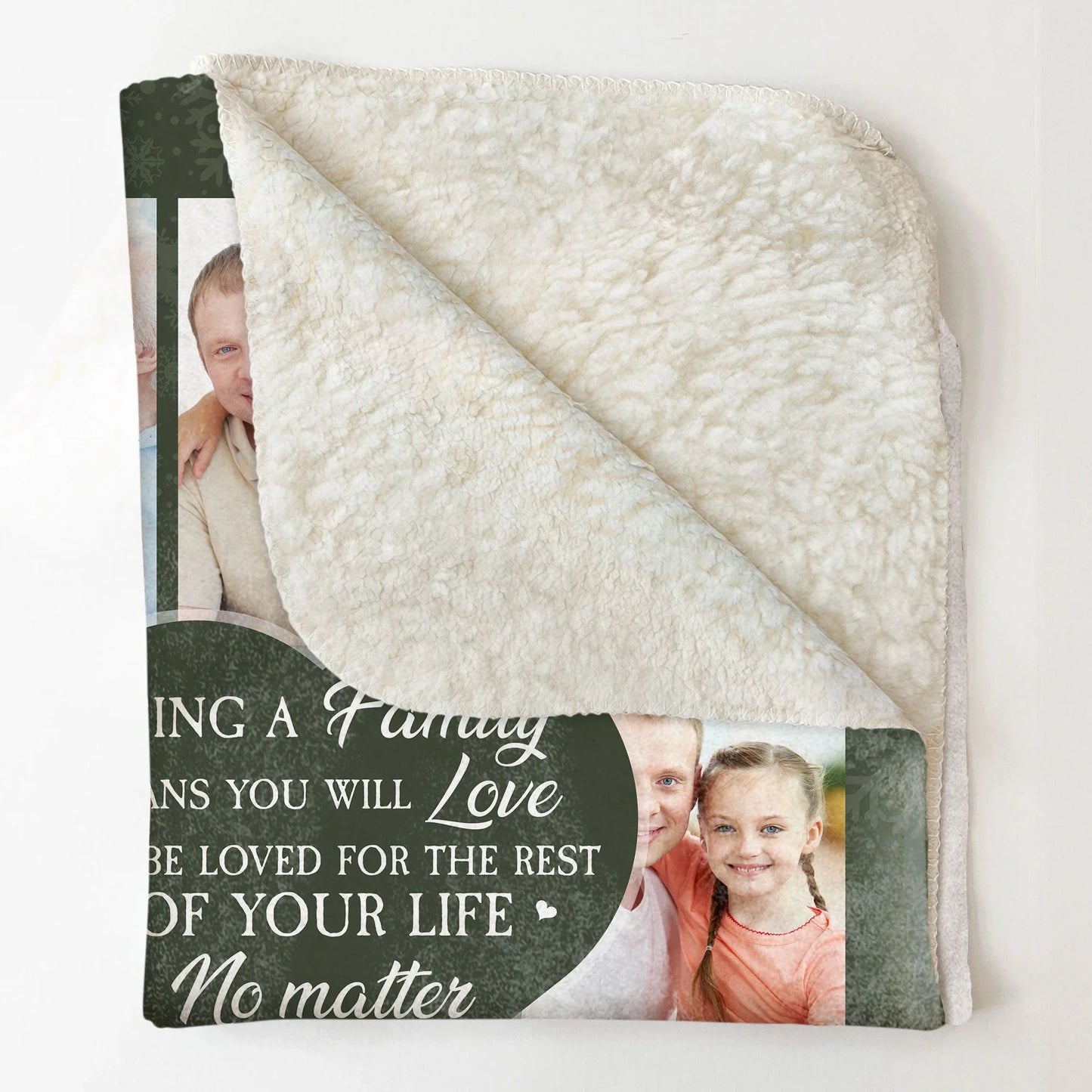 Love And Be Loved For The Rest Of Your Life - Personalized Photo Blanket