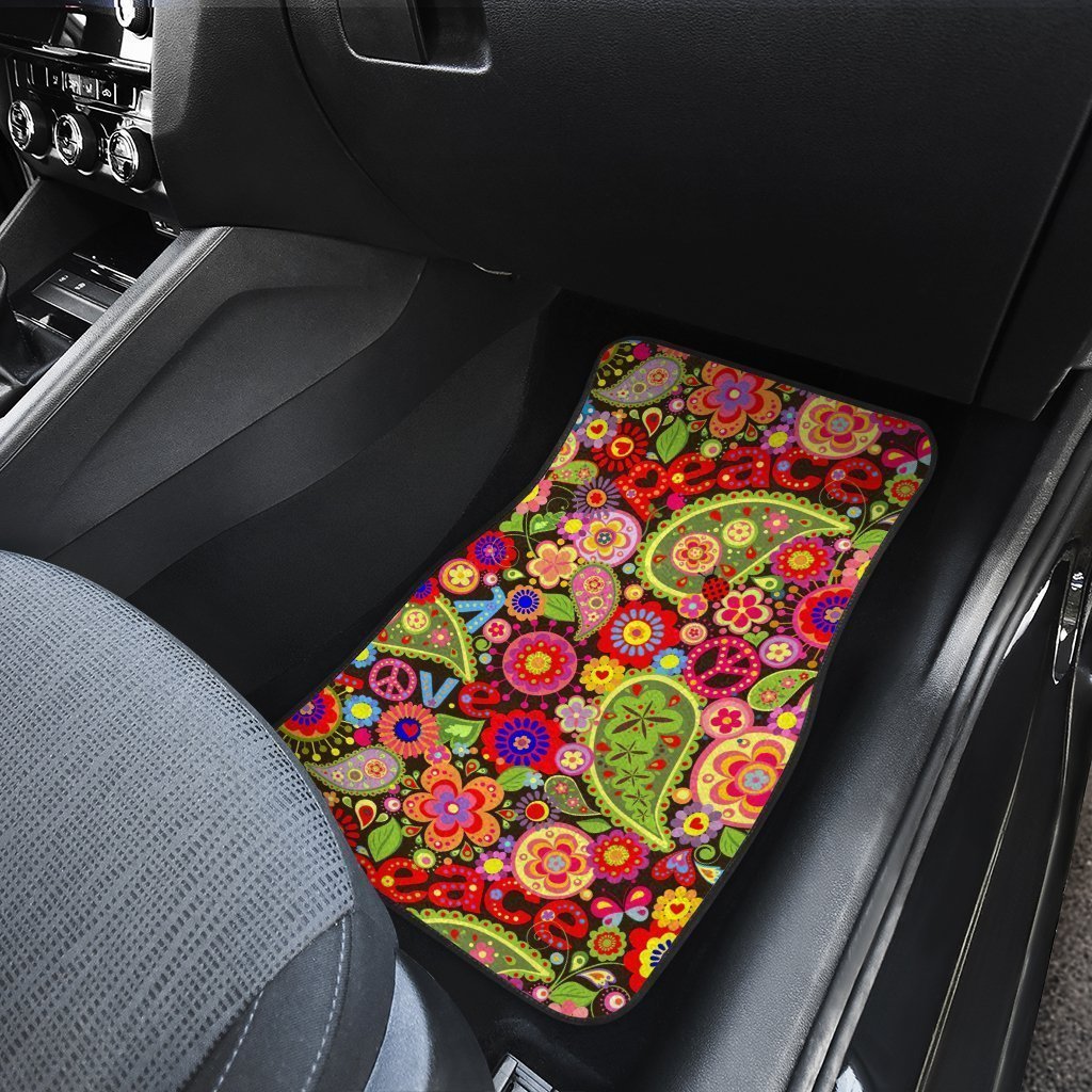 Love Peace Car Floor Mats Custom Beautiful Idea Accessories For Car