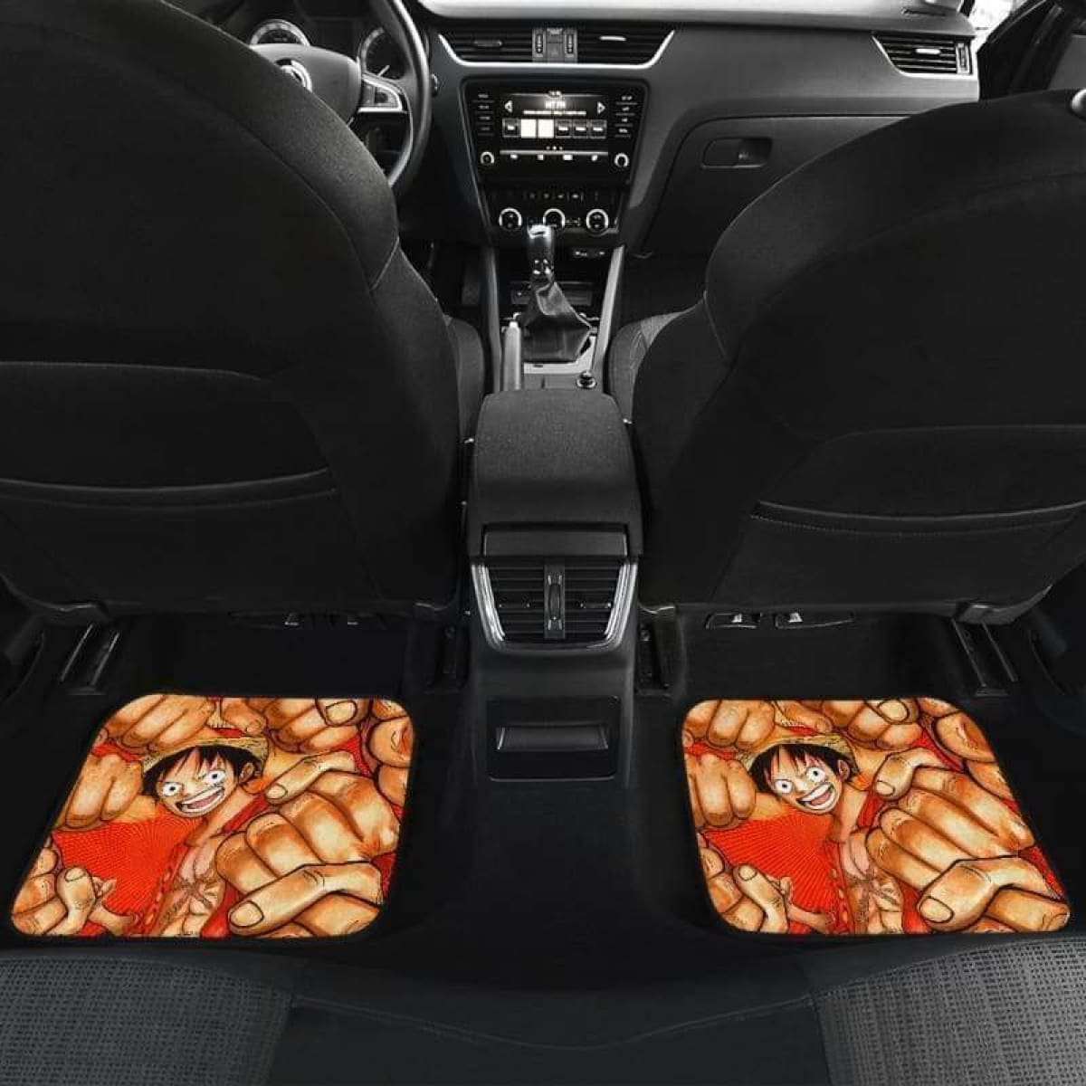 Luffy One Piece Car Floor Mats Universal Fit 051912