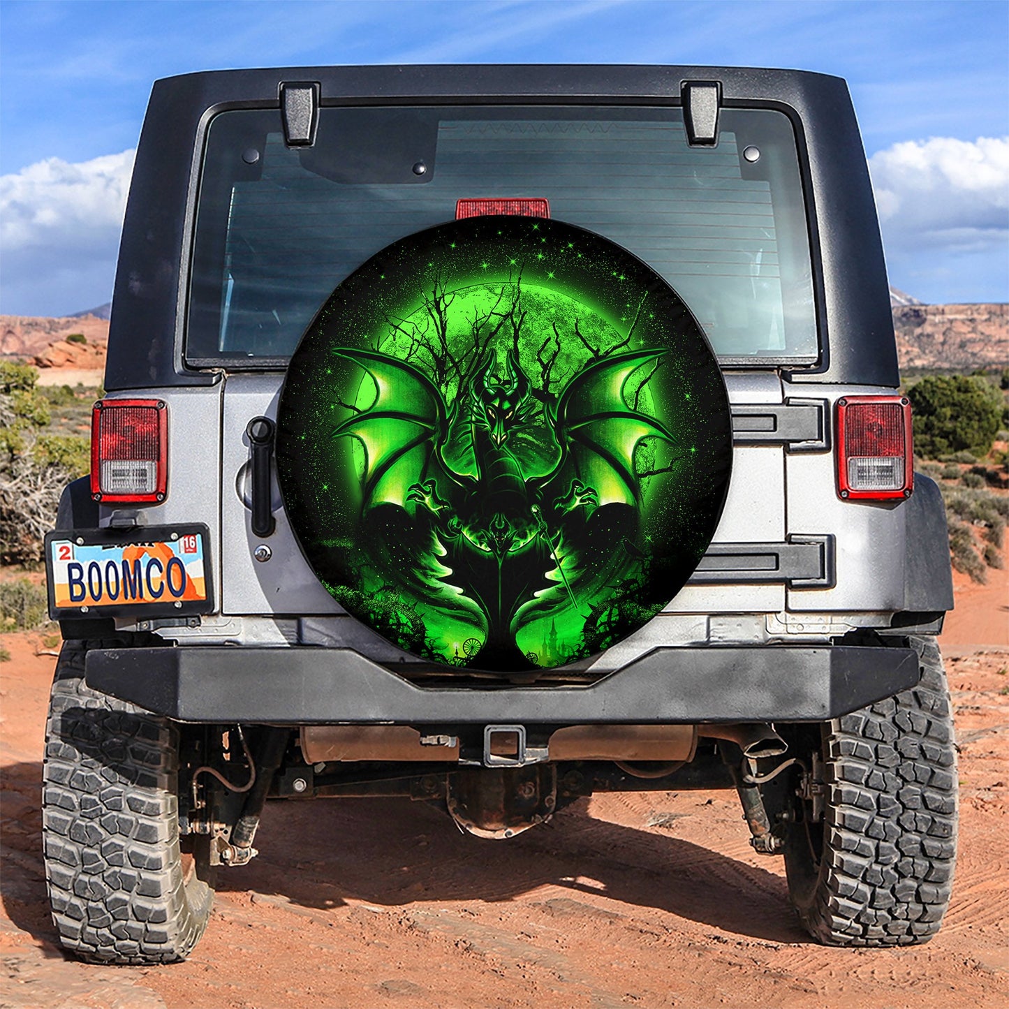 Maleficent Moonlight Spare Tire Cover
