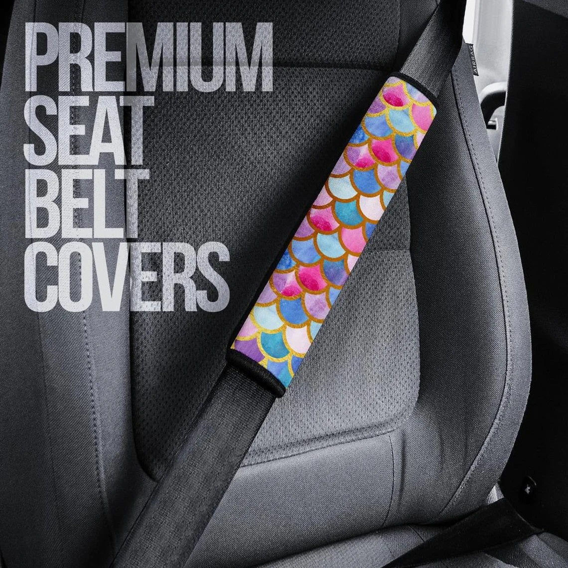 Mermaid Car Seat Belt Cover Custom Car Accessories