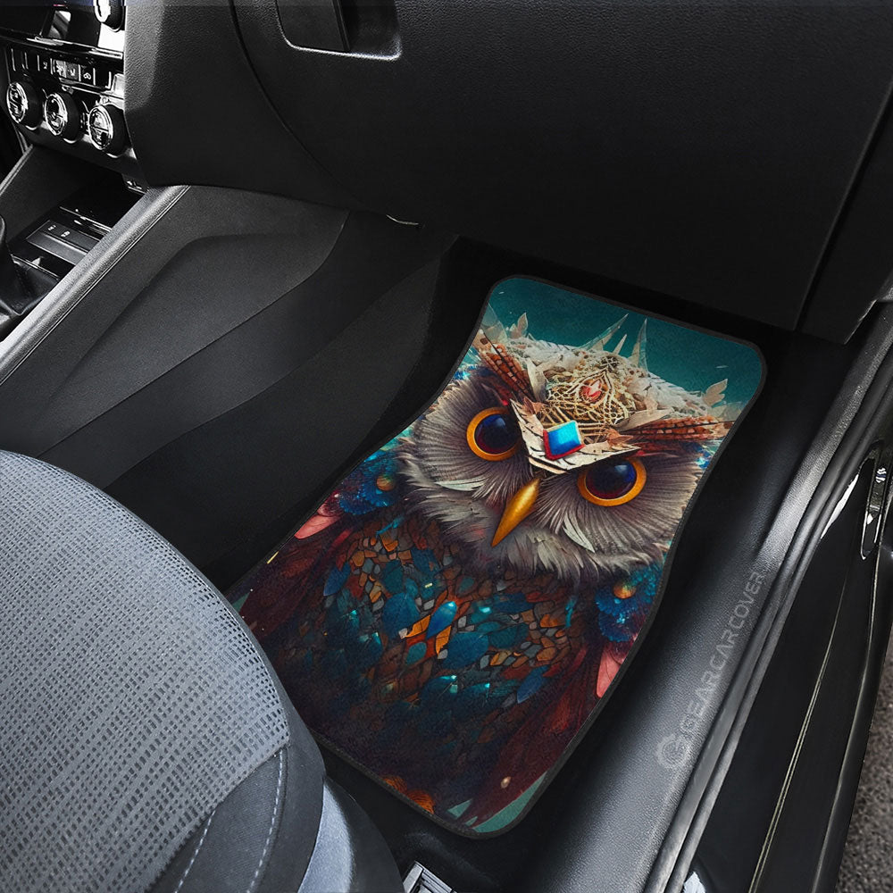 Owl Colorful Car Floor Mats Custom Car Accessories
