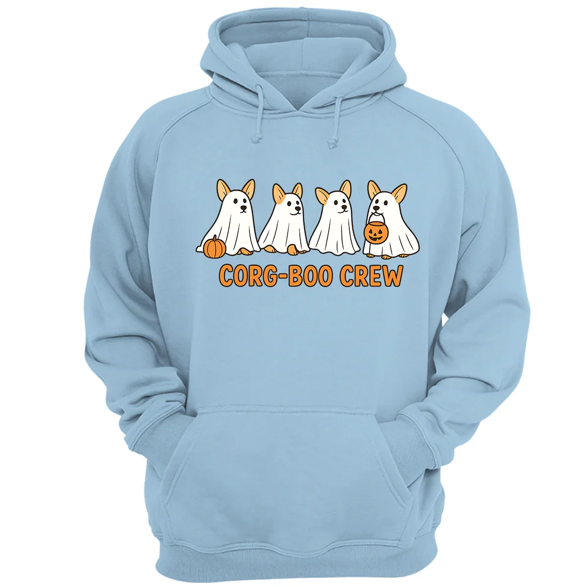 Cute Halloween Corgi Shirt – Corg-Boo Crew Ghost Dog Lover Tee