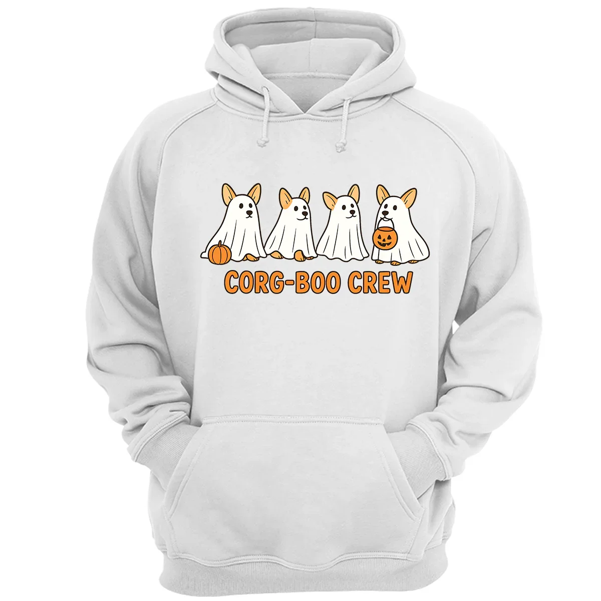Cute Halloween Corgi Shirt – Corg-Boo Crew Ghost Dog Lover Tee