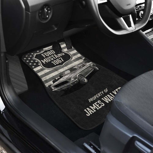 Custom Car Floor Mats – Upload Photo, USA Flag | PersonalizedFury