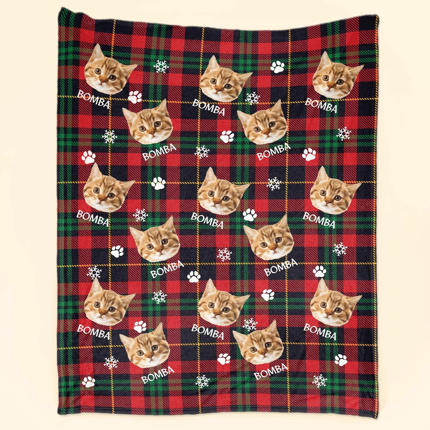Christmas Pet - Personalized Photo Blanket