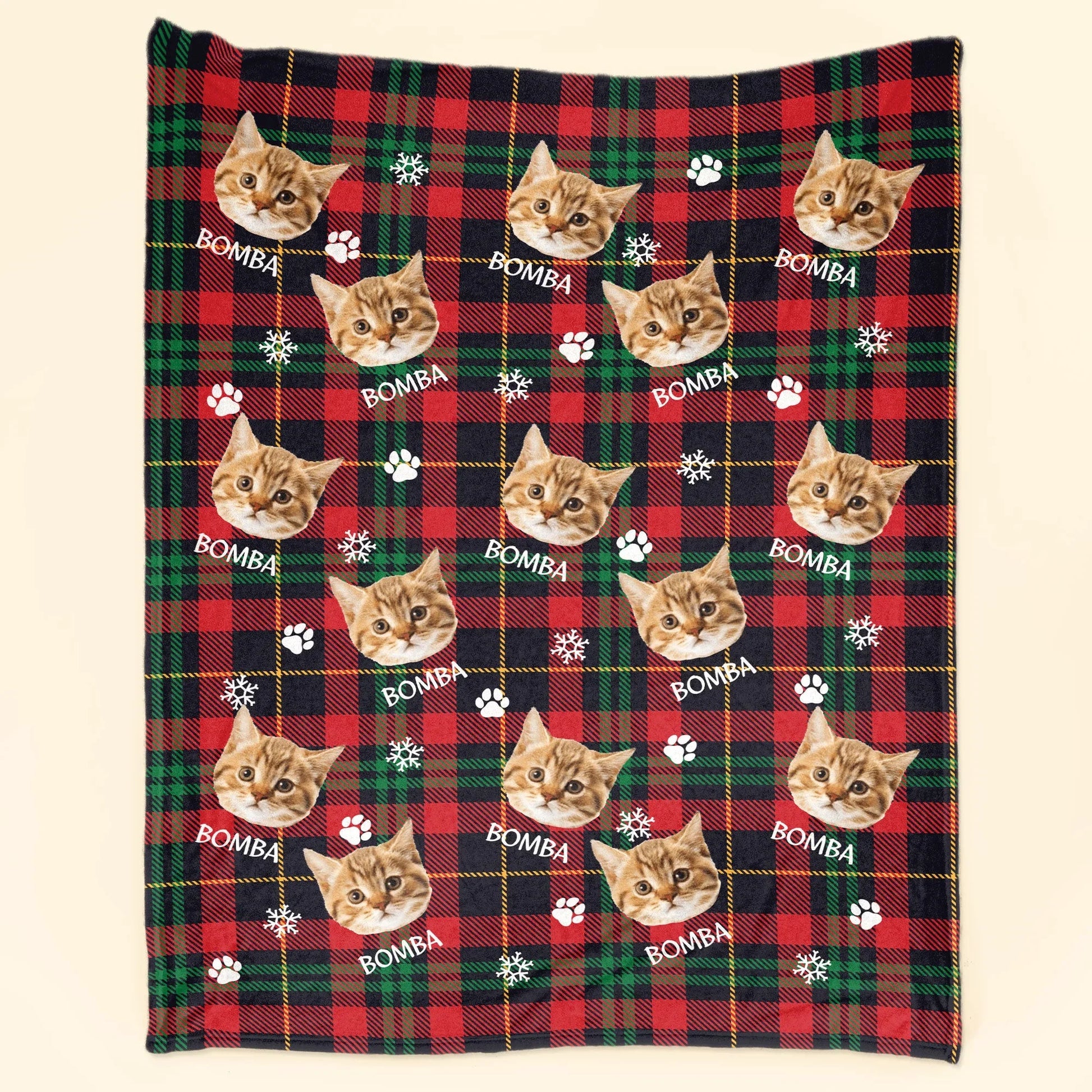 Christmas Pet - Personalized Photo Blanket