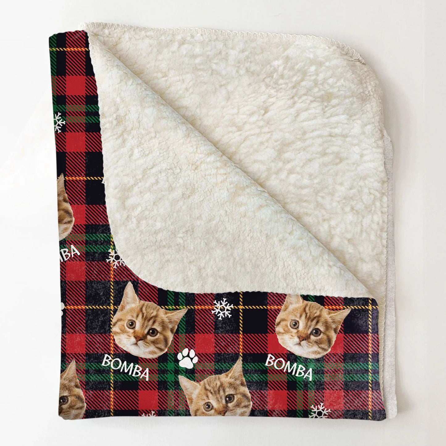 Christmas Pet - Personalized Photo Blanket