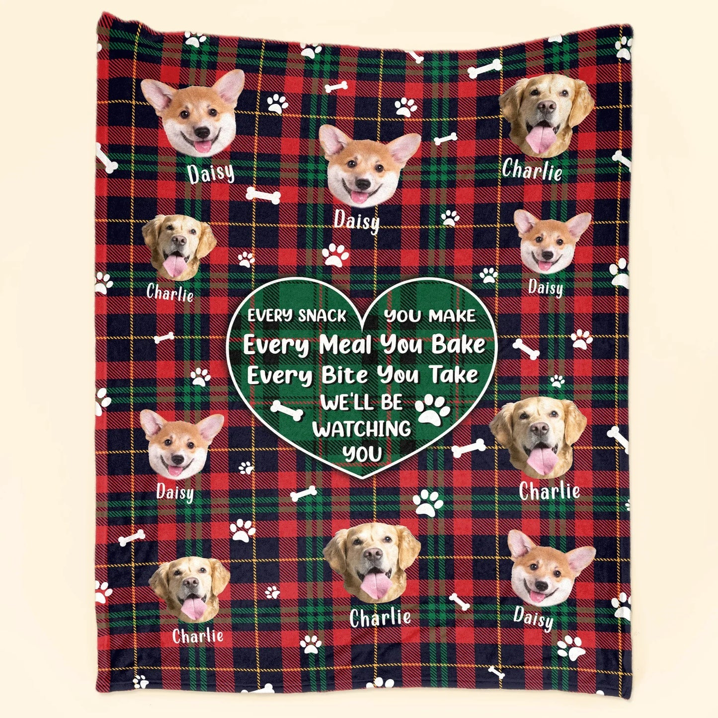 We'll Be Watching You - Personalized Photo Blanket