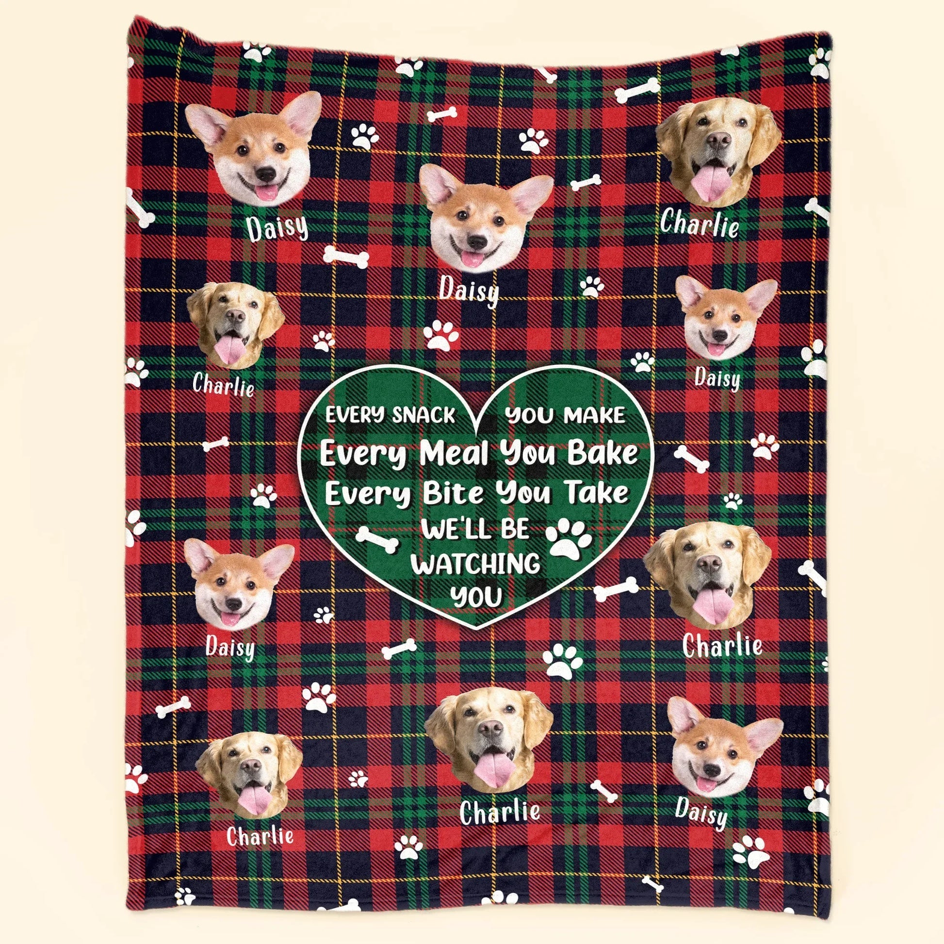 We'll Be Watching You - Personalized Photo Blanket