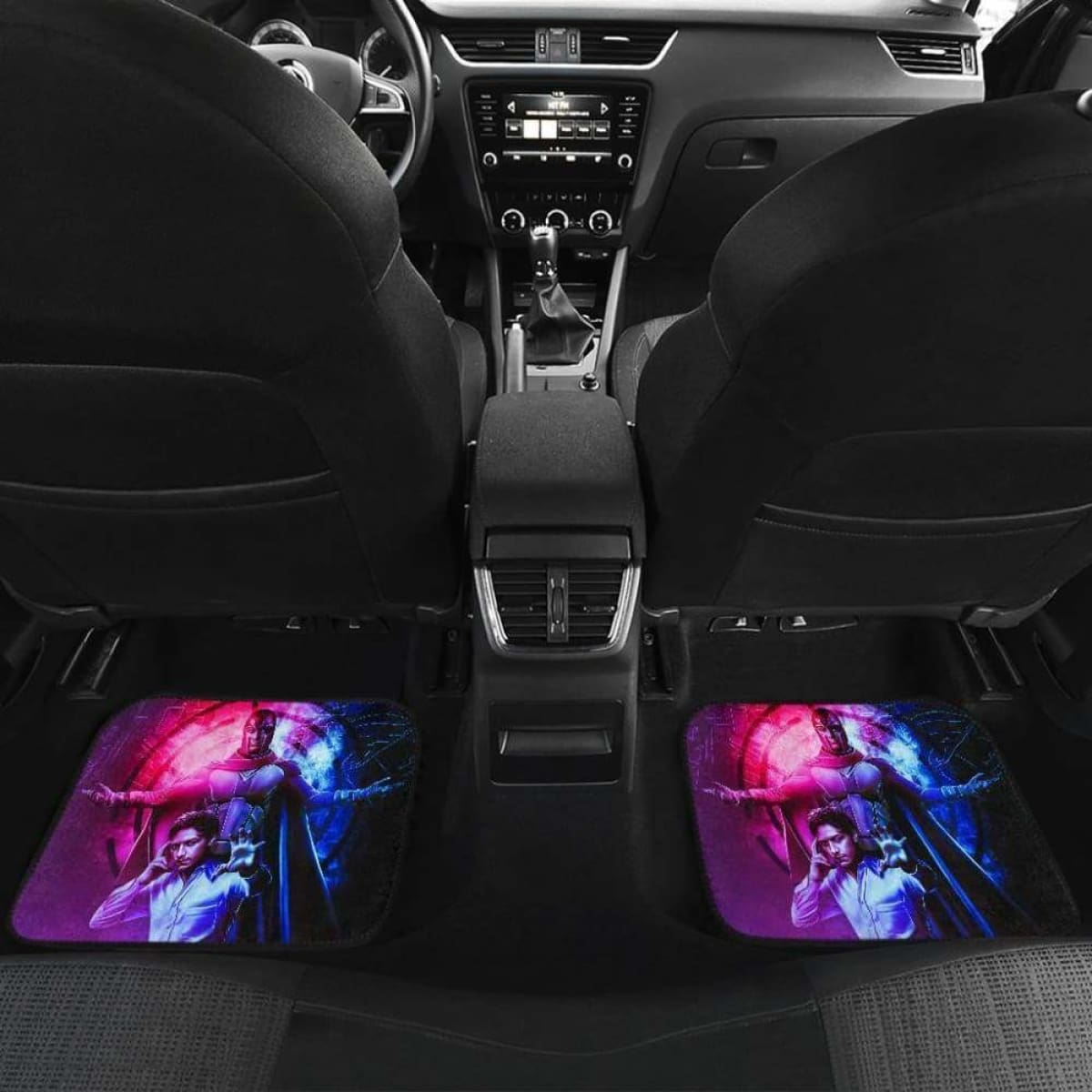 Professor X And Magneto On X Men Marvel Car Floor Mats Universal Fit 051012