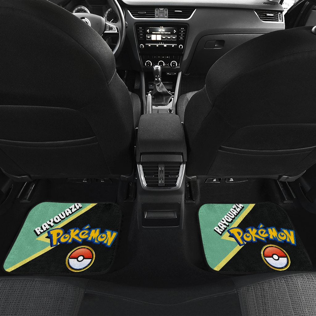 Rayquaza Car Floor Mats Custom Anime Car Interior Accessories