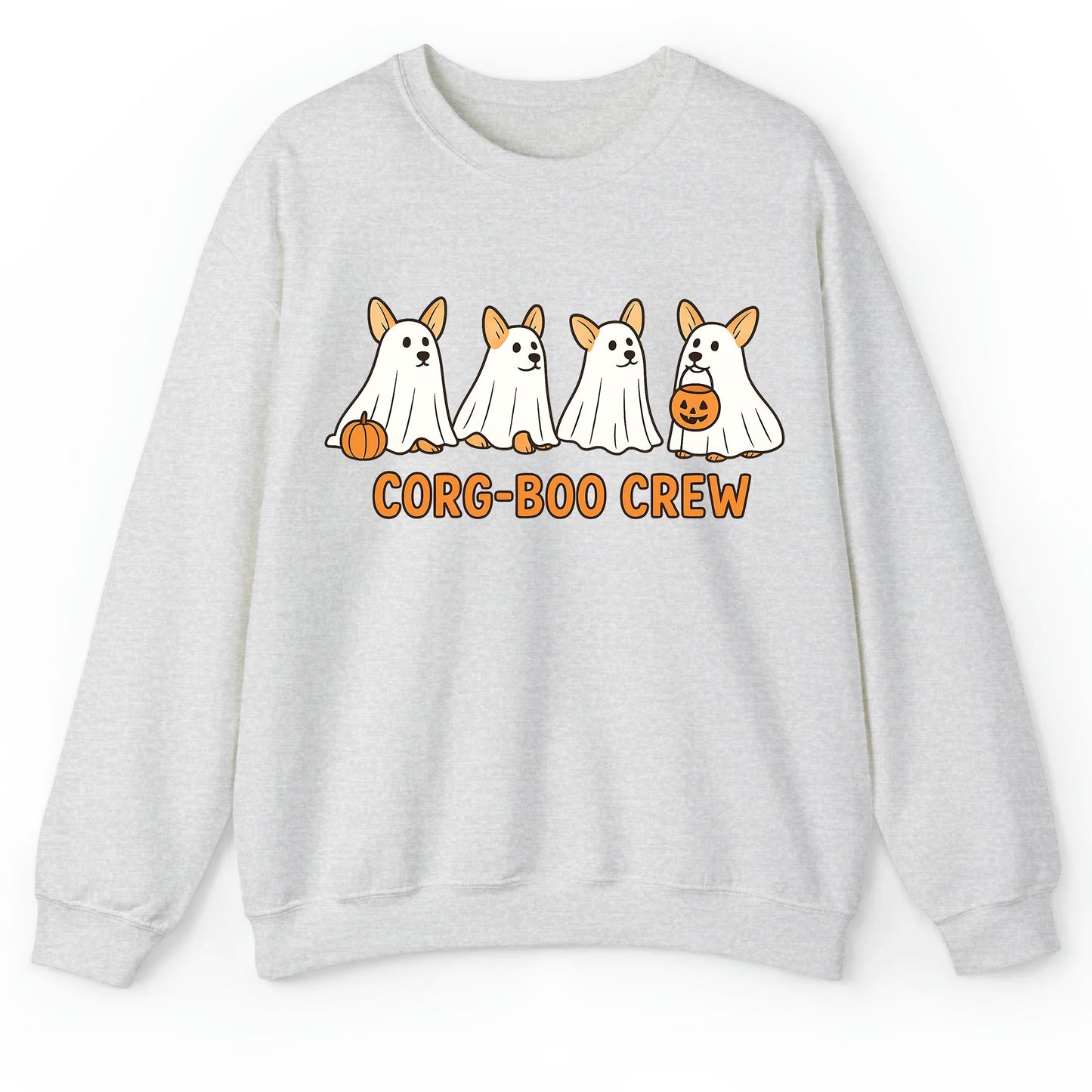 Cute Halloween Corgi Shirt – Corg-Boo Crew Ghost Dog Lover Tee