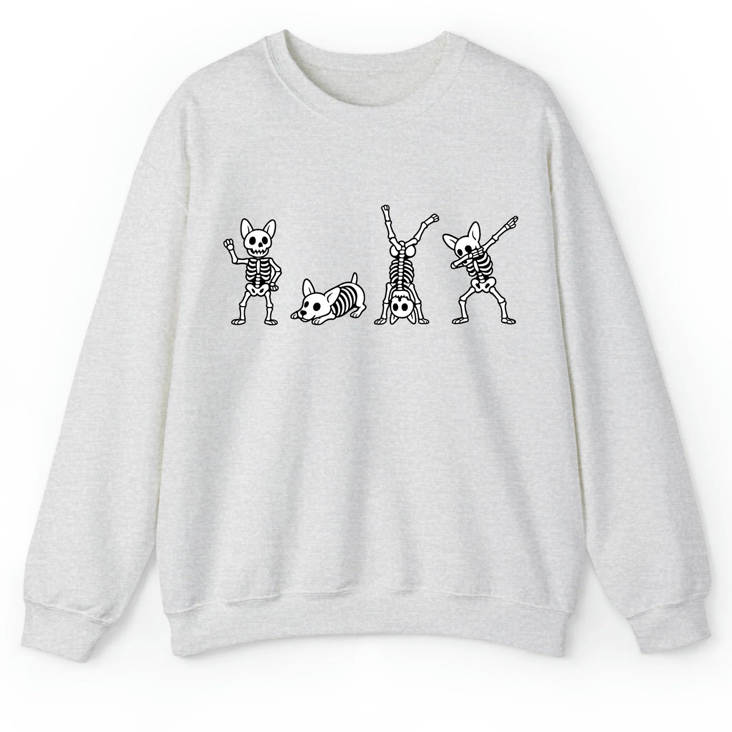 Halloween Corgi Skeleton T-Shirt – Cute & Spooky Gift for Dog Lovers