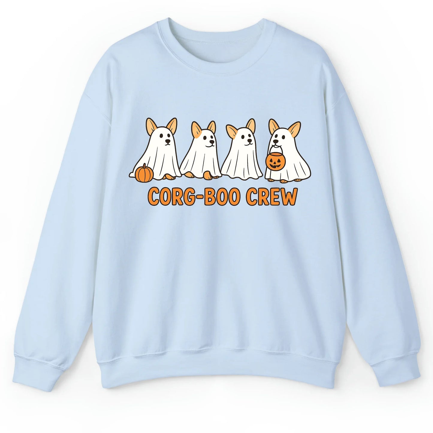Cute Halloween Corgi Shirt – Corg-Boo Crew Ghost Dog Lover Tee
