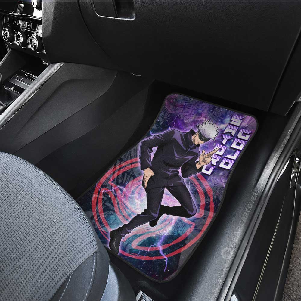 Satoru Gojo Car Floor Mats Custom Jujutsu Kaisen Anime Galaxy Manga Style