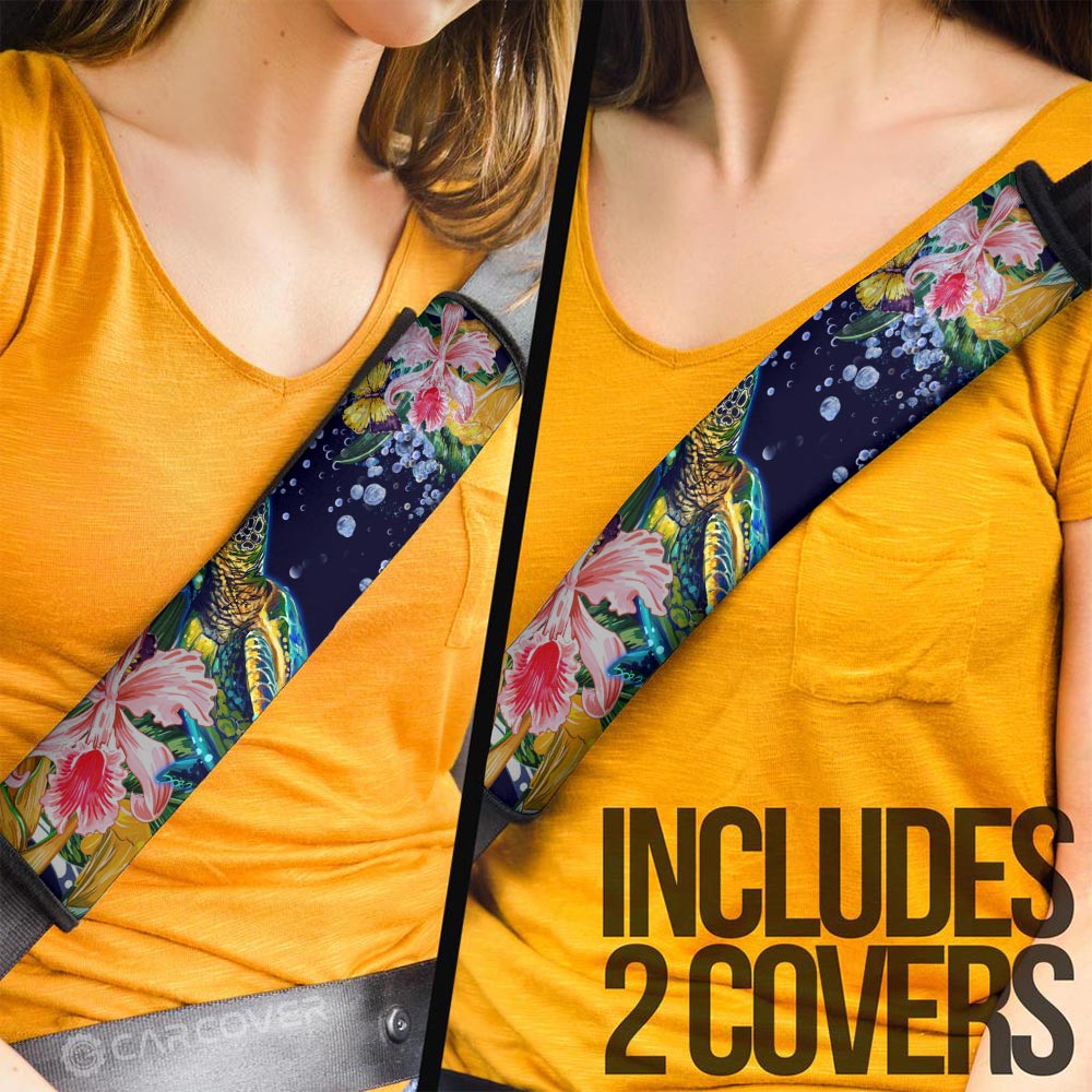 Sea Turtle Seat Belt Covers Custom Car Accessories