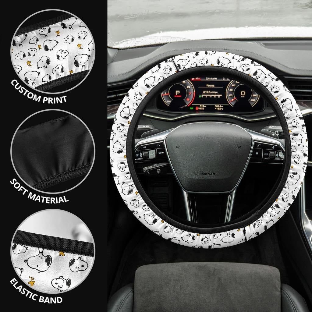 Snoopy Anime Steering Wheel Cover