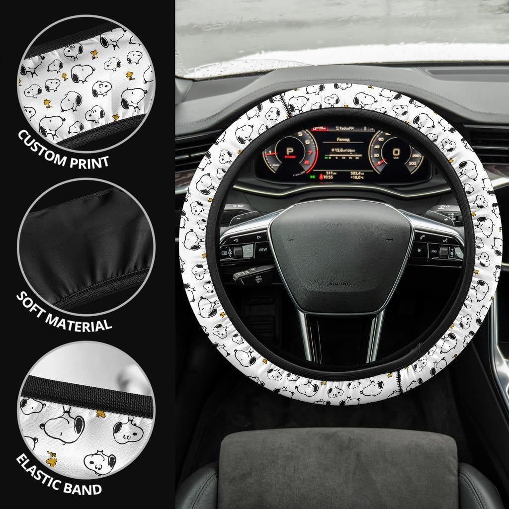 Snoopy Anime Steering Wheel Cover
