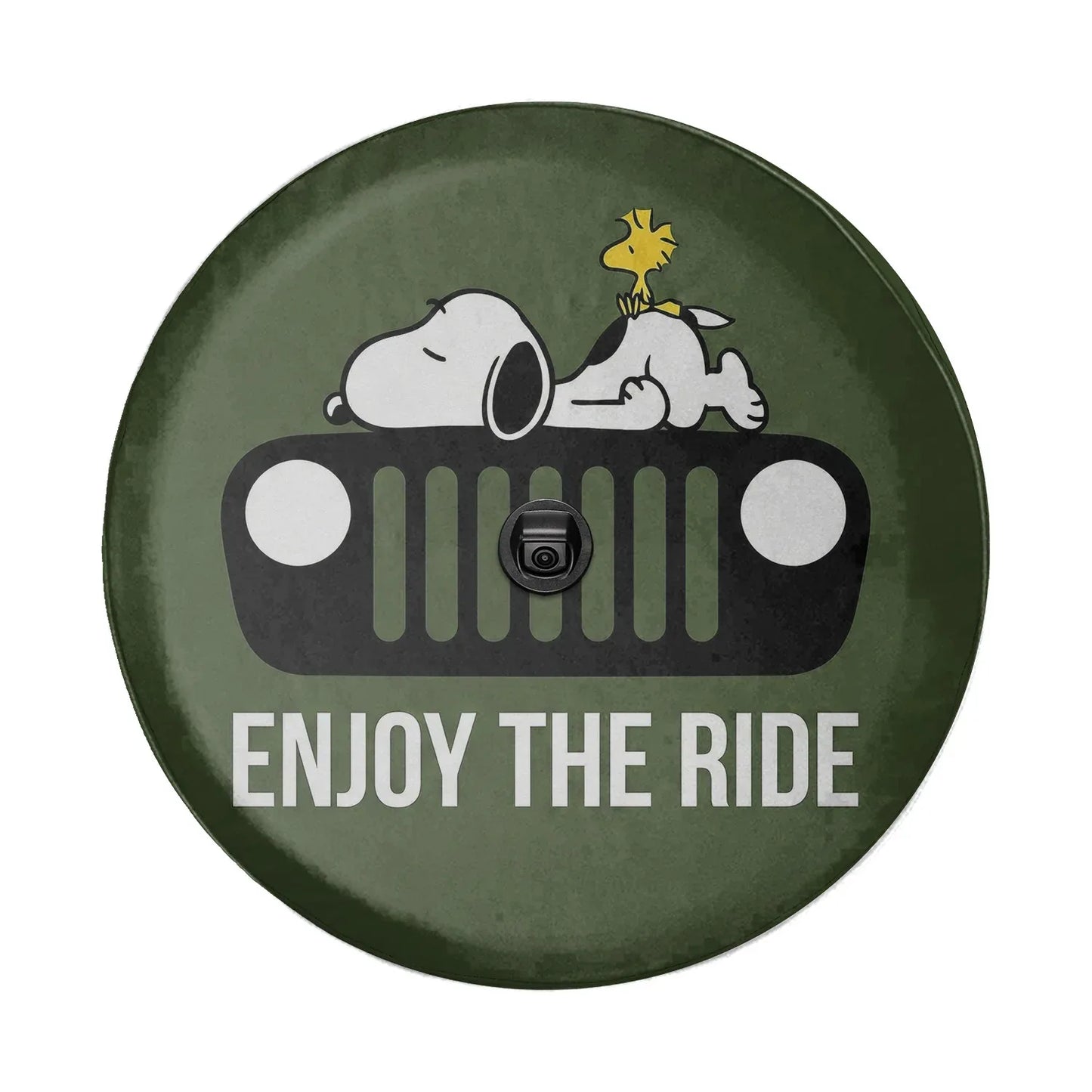 Snoopy Spare Tire Cover – Enjoy The Ride Offroad Jeep Look - PersonalizedFury