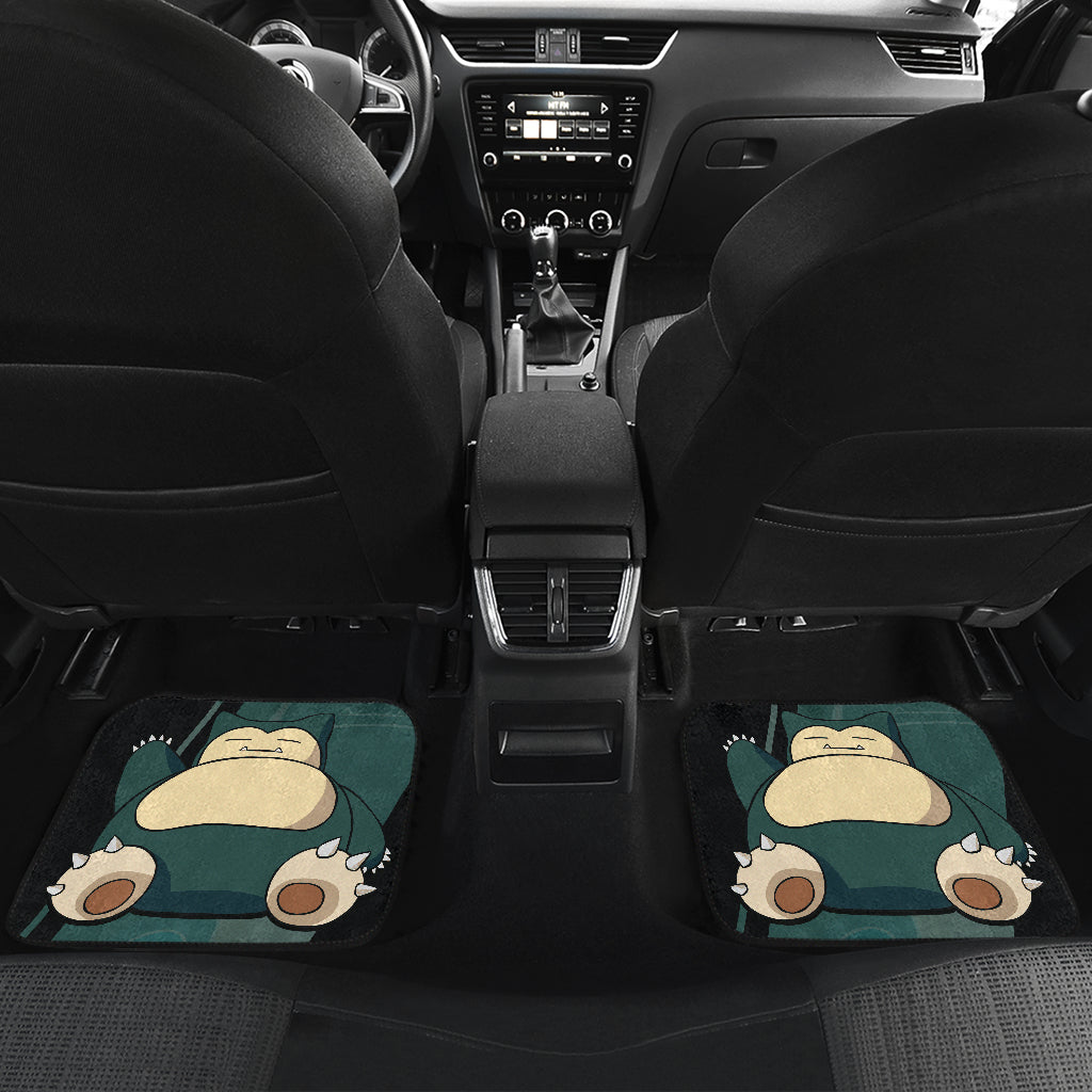 Snorlax Pokemon Car Floor Mats Style Custom For Fans Ci230130-06a