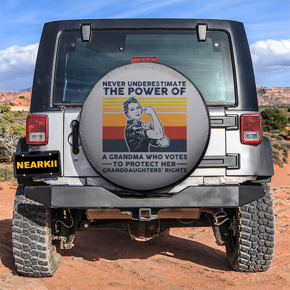 The Power Of A Grandma Car Spare Tire Cover