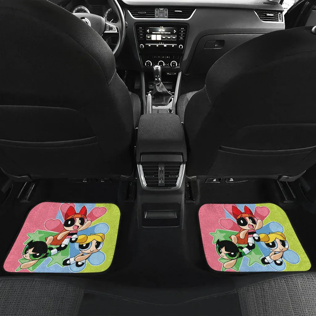The Powerpuff Girls Car Floor Mats Car Accessories - PersonalizedFury