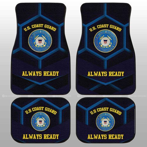 U.S. Coast Guard Car Floor Mats Custom US Military Car Accessories