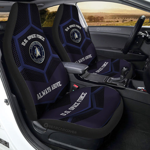 U.S. Space Force Military Car Seat Covers Custom Car Accessories