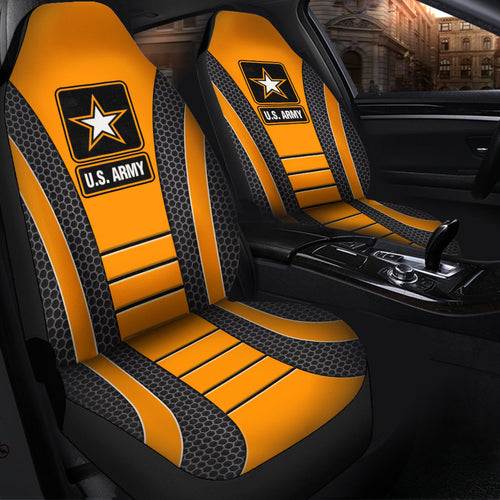 US ARMY Orange Car Seat Covers