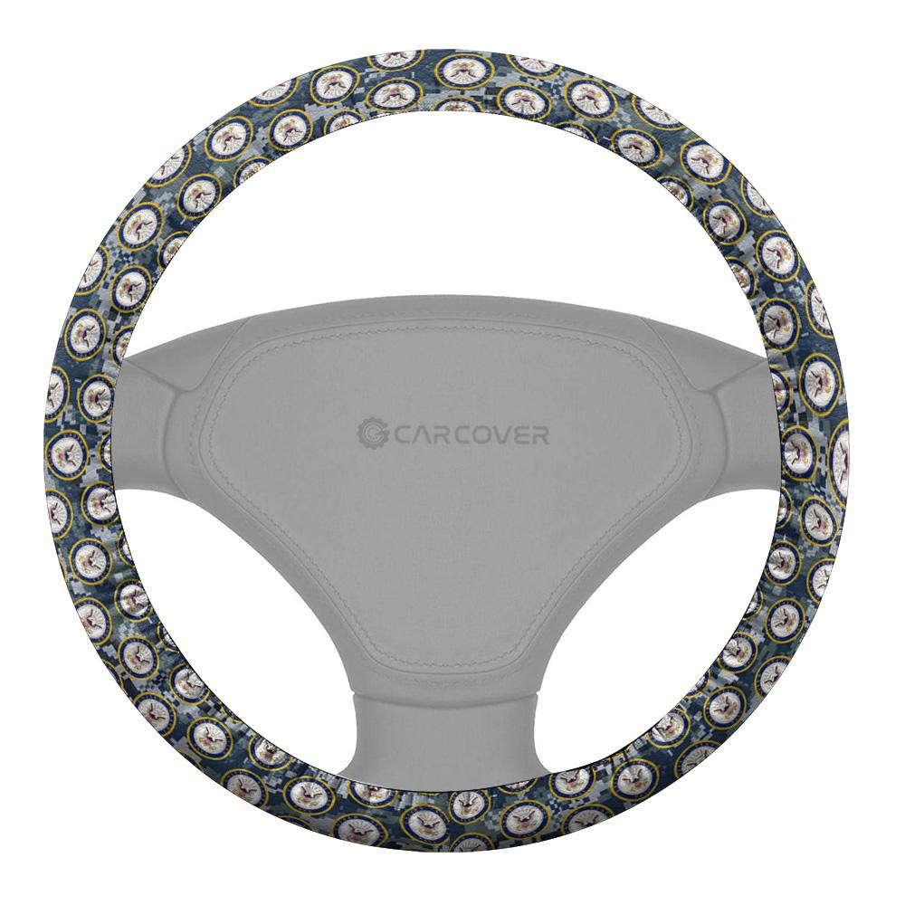 US Military Navy Steering Wheel Cover Custom Car Accessories